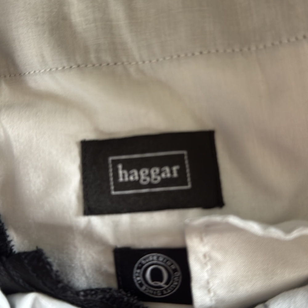 NWOT Haggar Men’s Black dress shorts. Size 34 - Picture 3 of 3